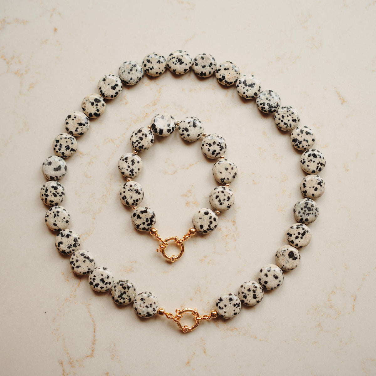 Collier Irin - Jaspis Edelstenen