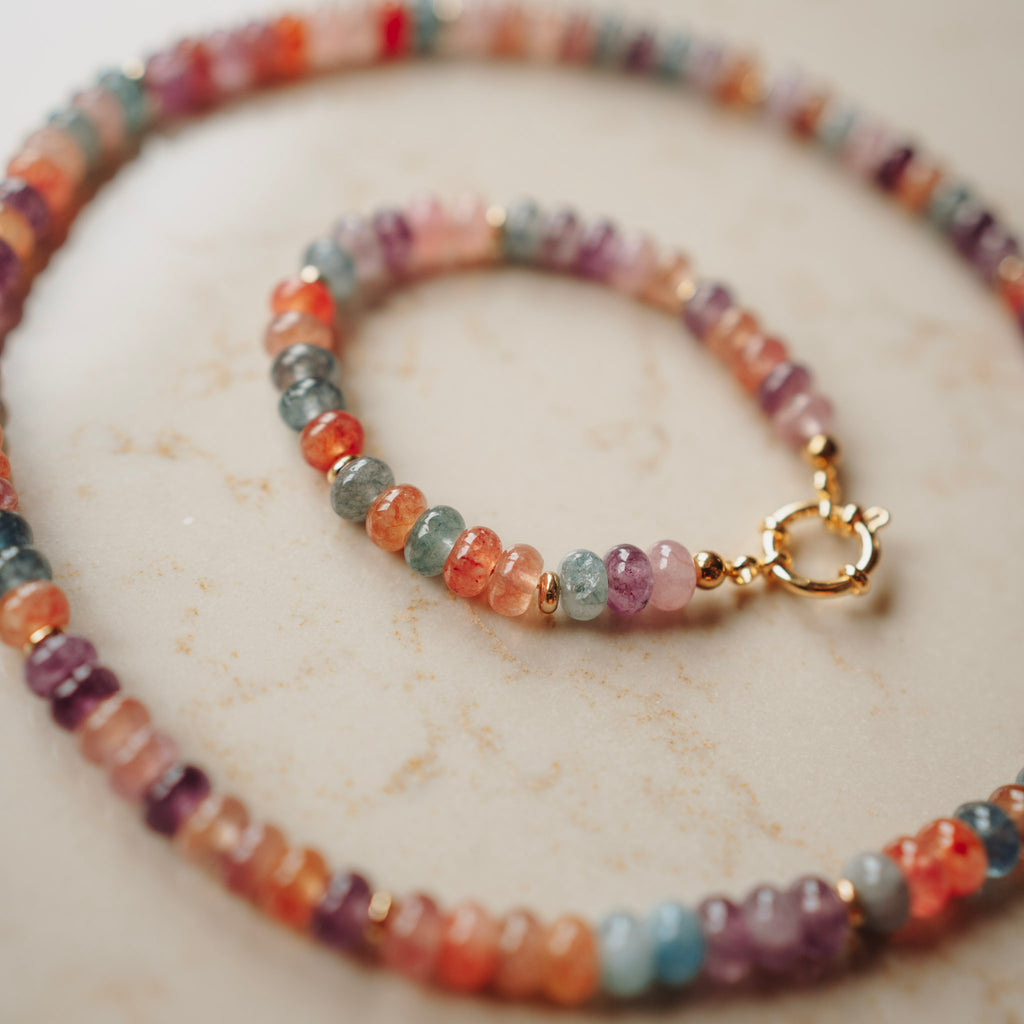 Collier Polly - Echte edelstenen