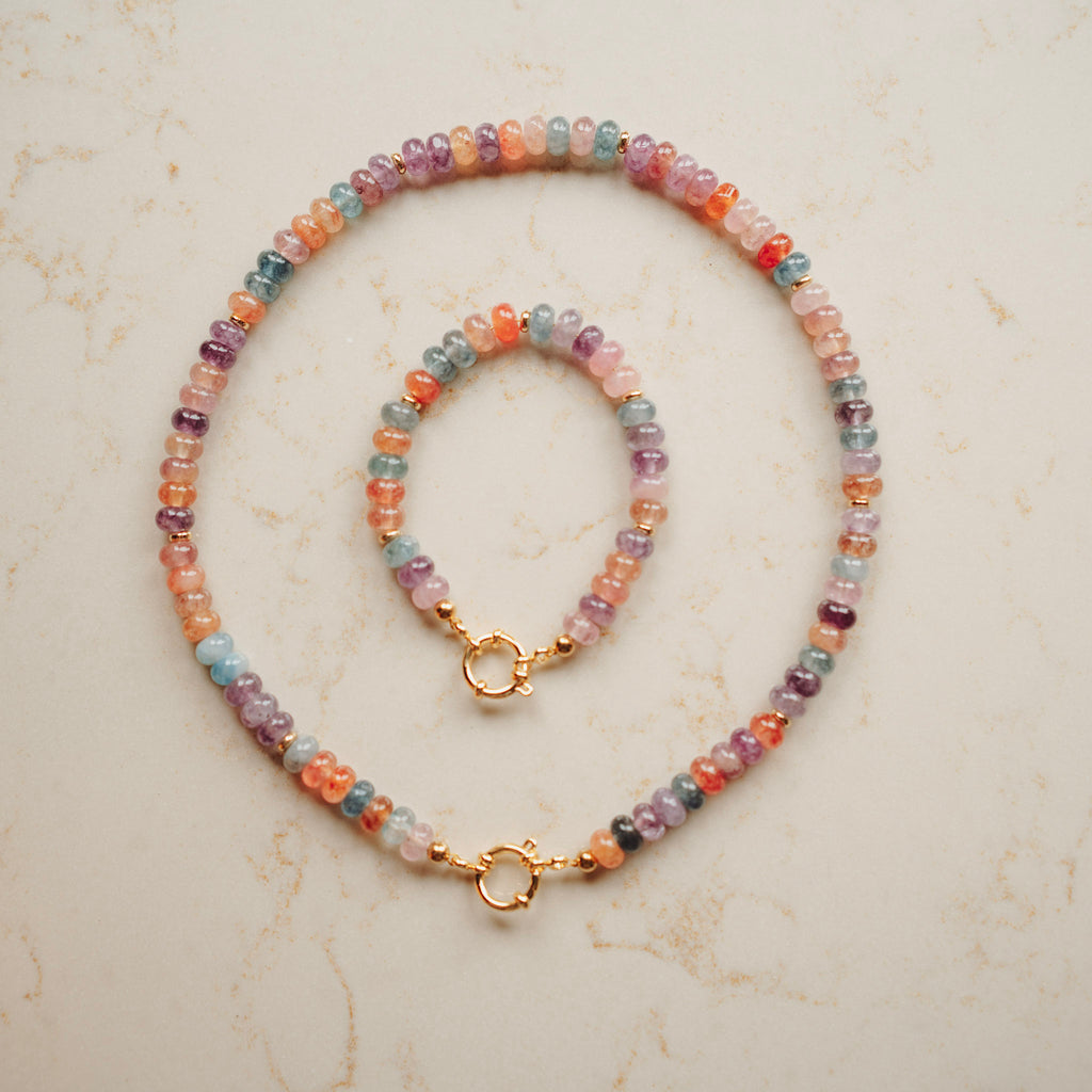Collier Polly - Echte edelstenen