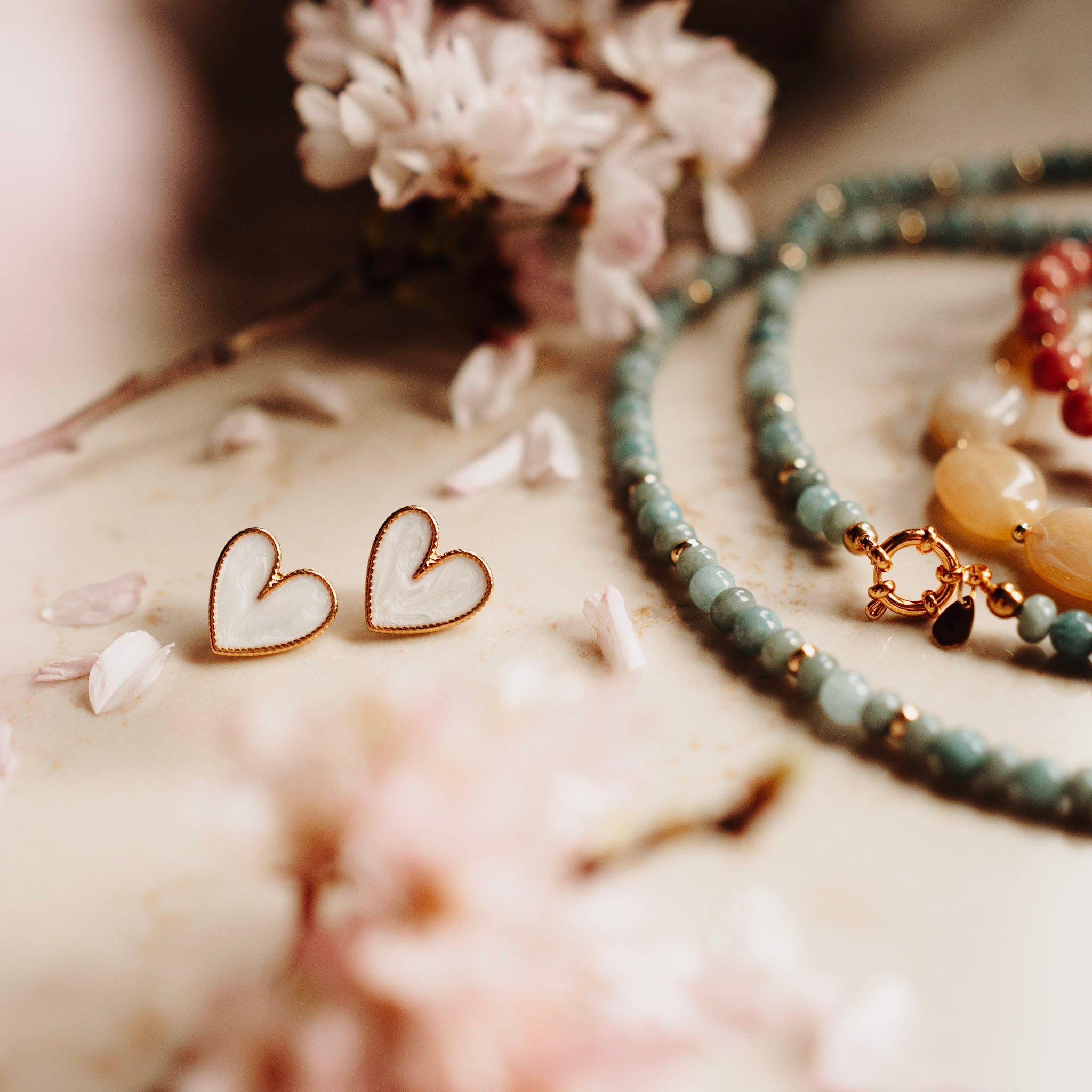 Oorsteker - Sansa Wit