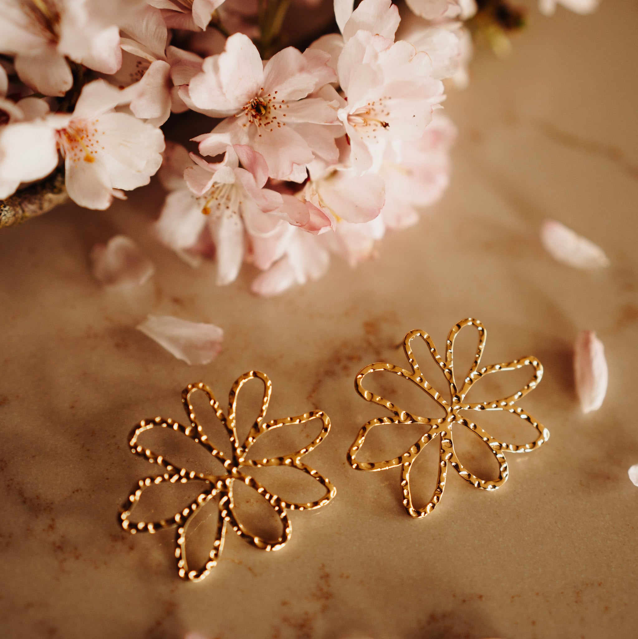 Oorsieraad Heidi bloem