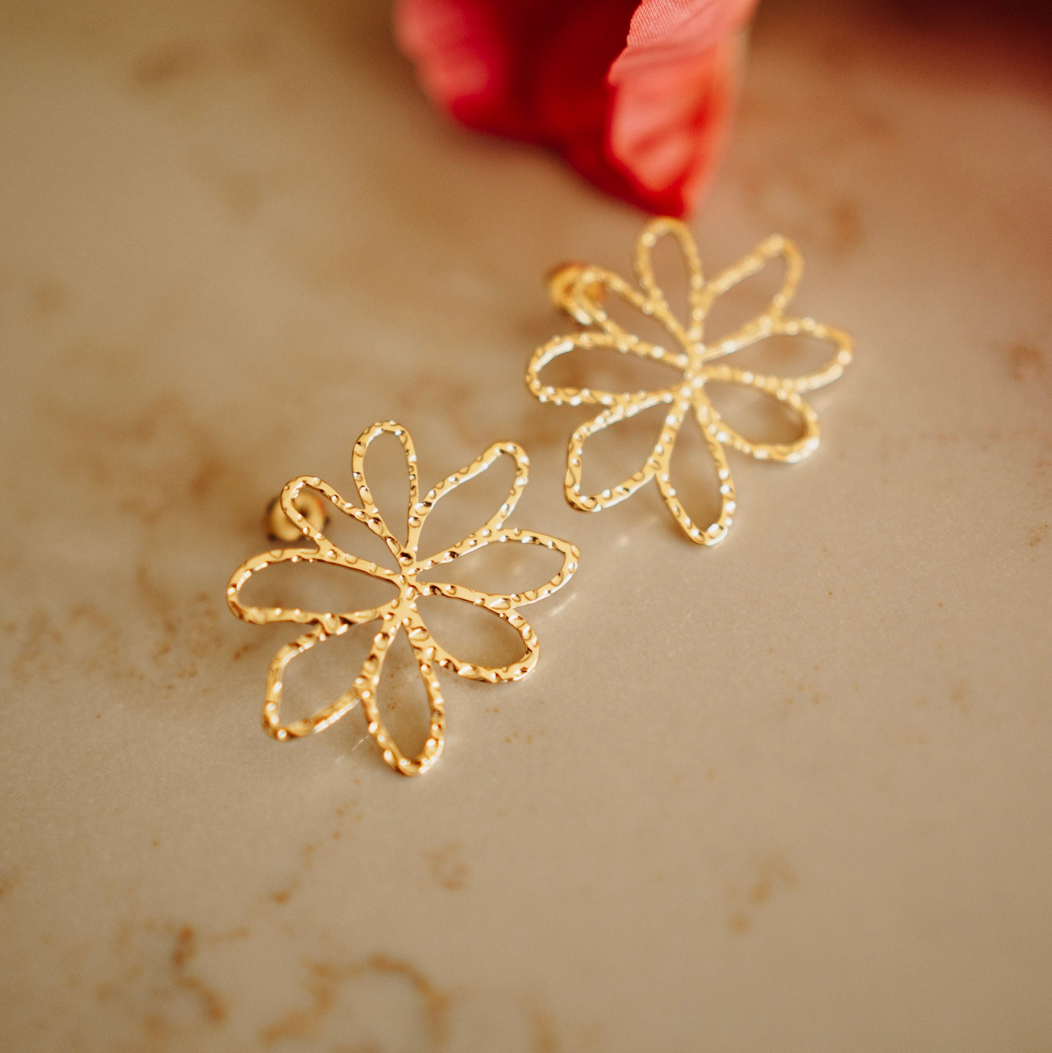 Oorsieraad Heidi bloem