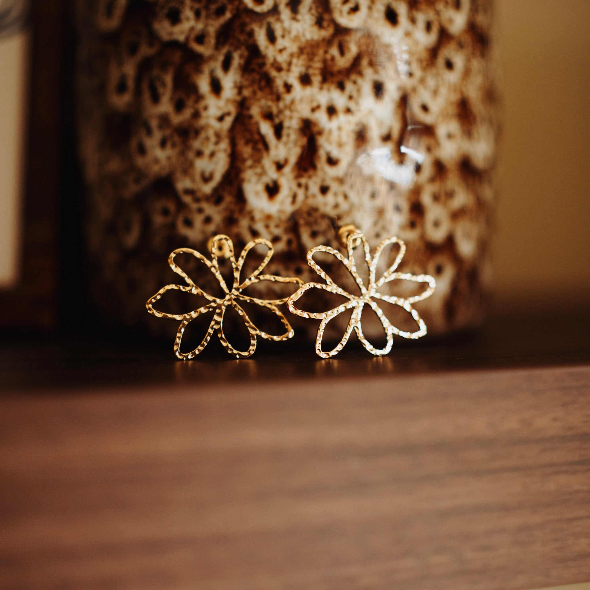 Oorsieraad Heidi bloem