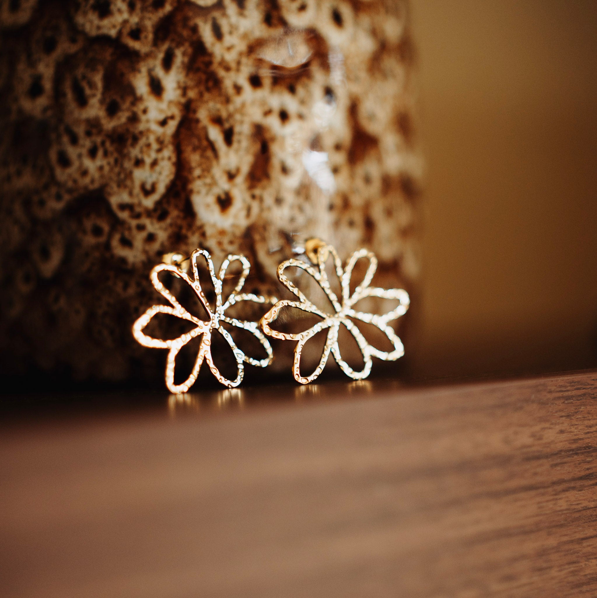 Oorsieraad Heidi bloem