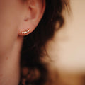 Oorstud - Billie - boog zirconia - 1 st