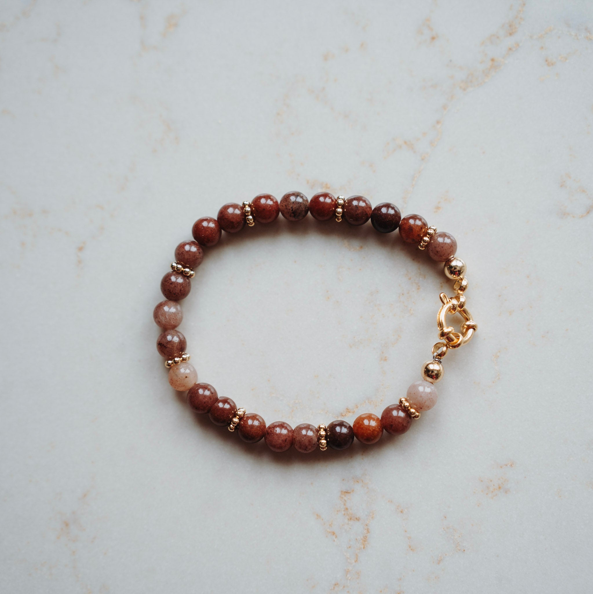 Armband Wiesje - echte aventurijn