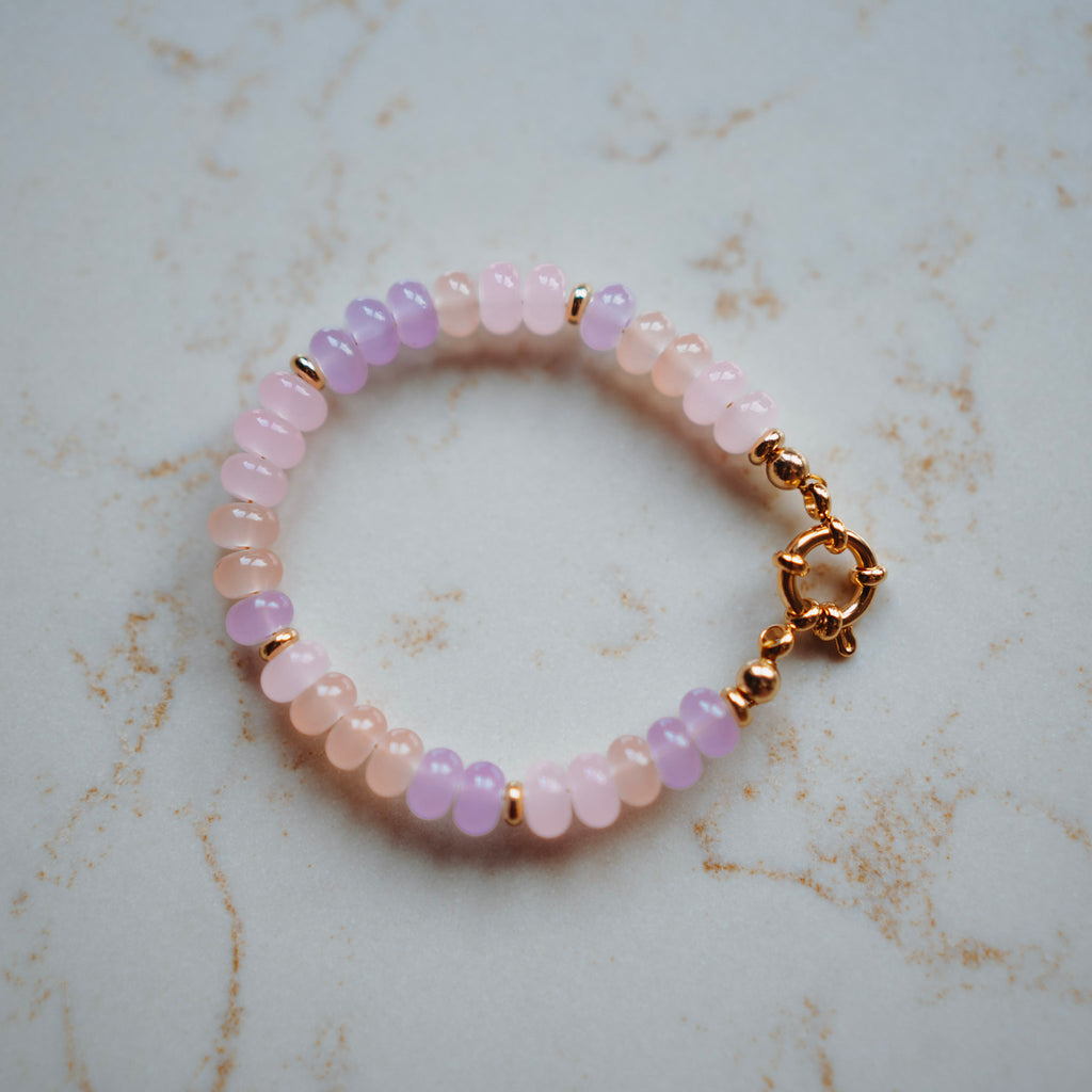 Armband Lollie - pastel snoepjes ;)