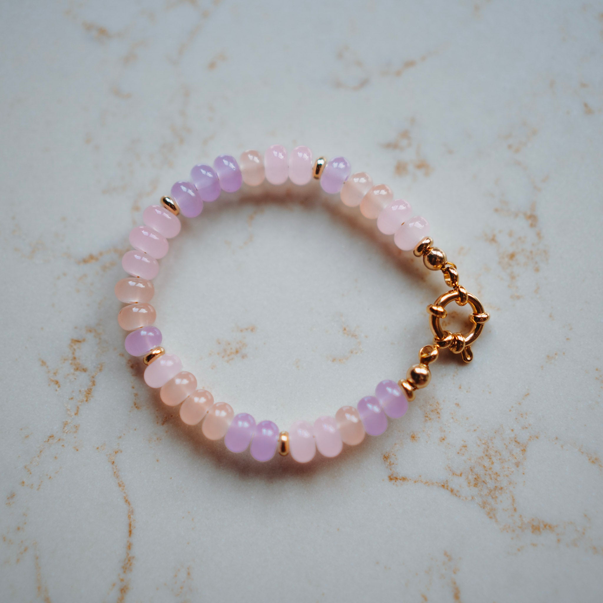 Armband Lollie - pastel snoepjes ;)