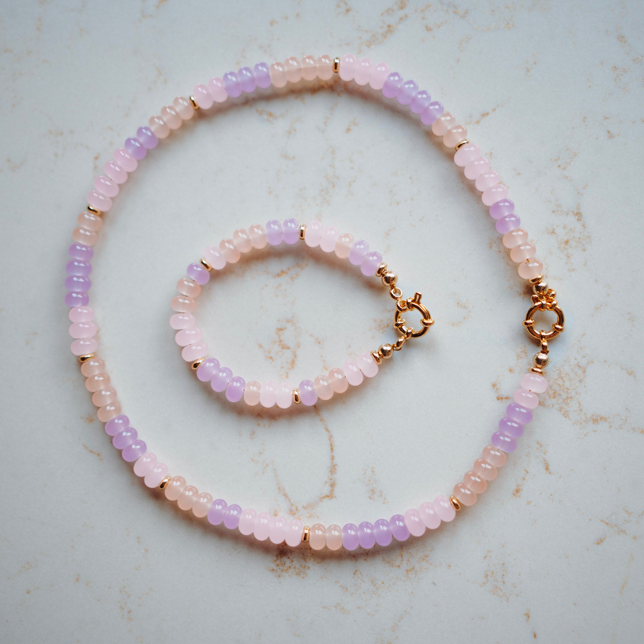 Armband Lollie - pastel snoepjes ;)
