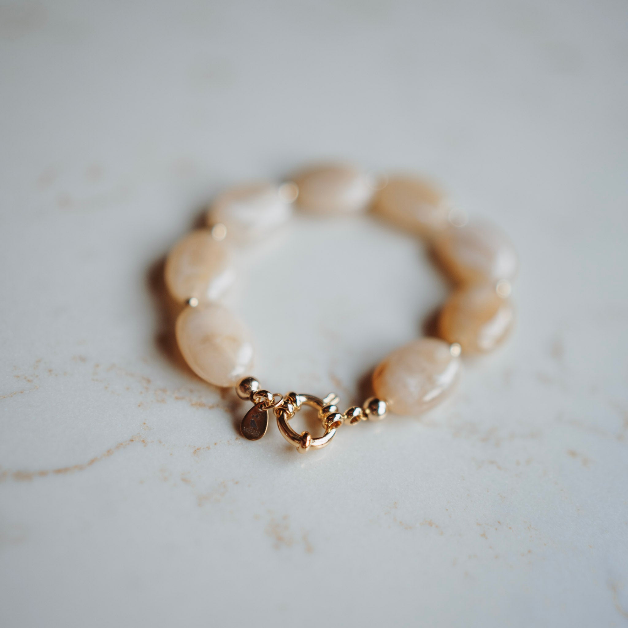 Armband Pippa - Ovaal Gember