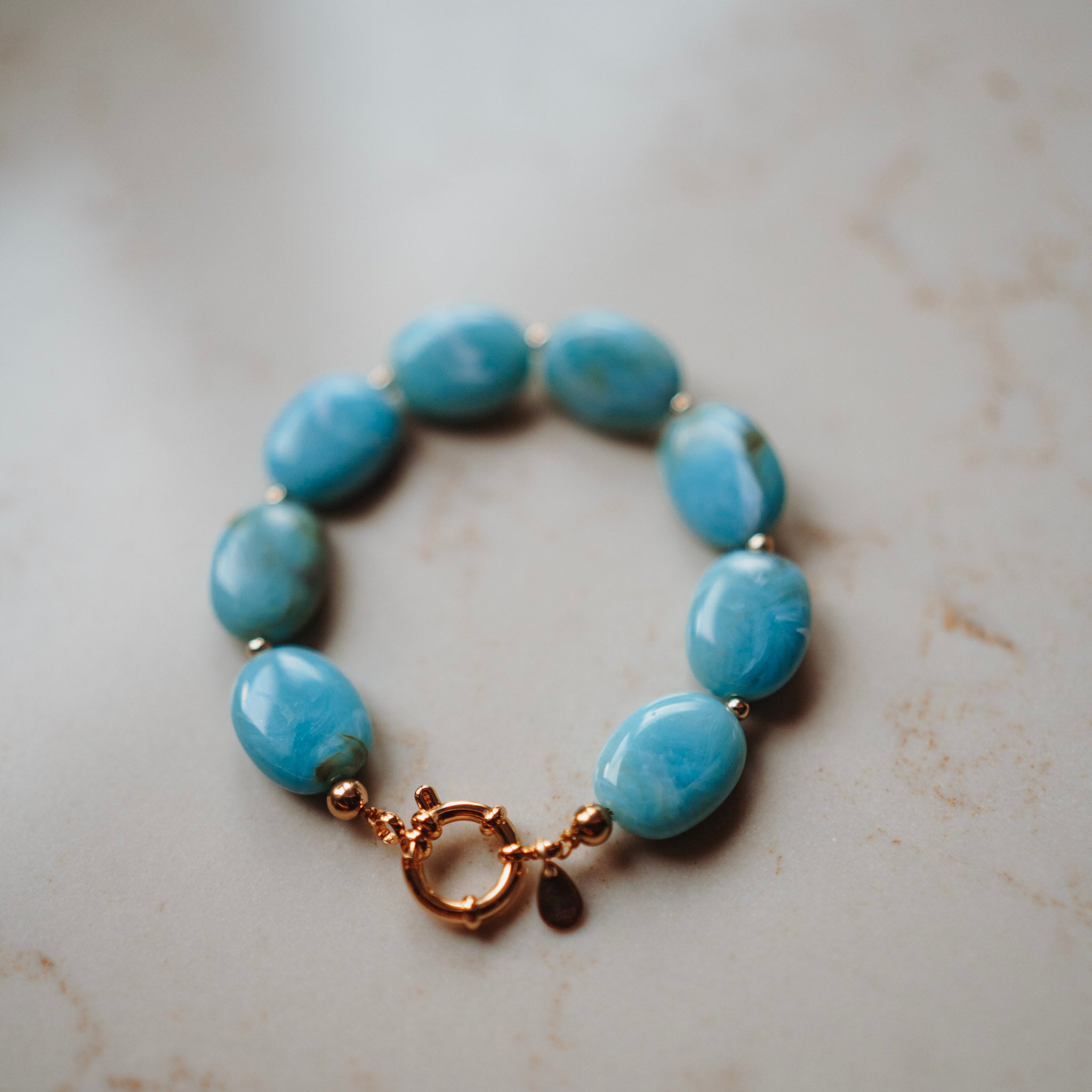 Armband Pippa - Ovaal Blaauw