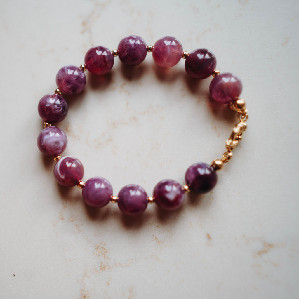 Armband Lotje - Paars