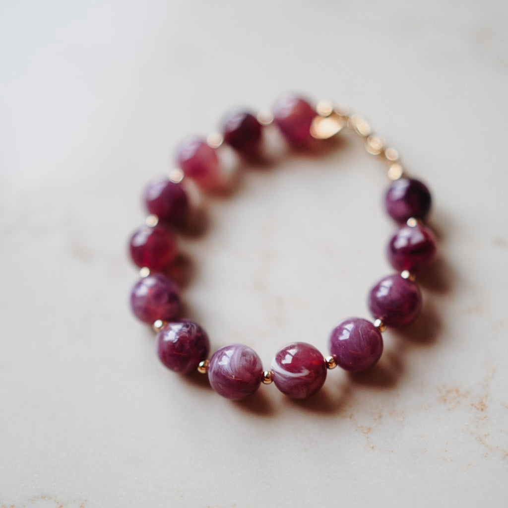 Armband Lotje - Paars