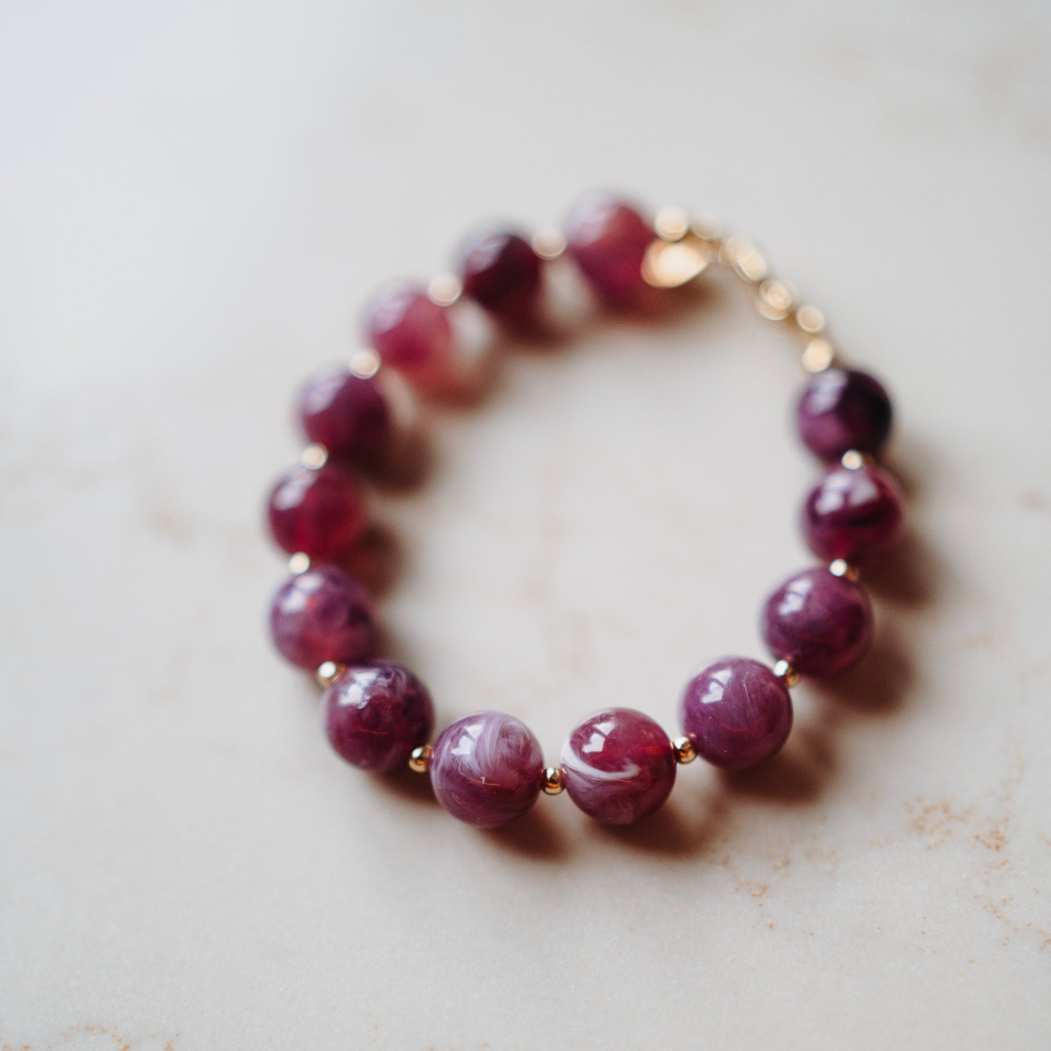 Armband Lotje - Paars