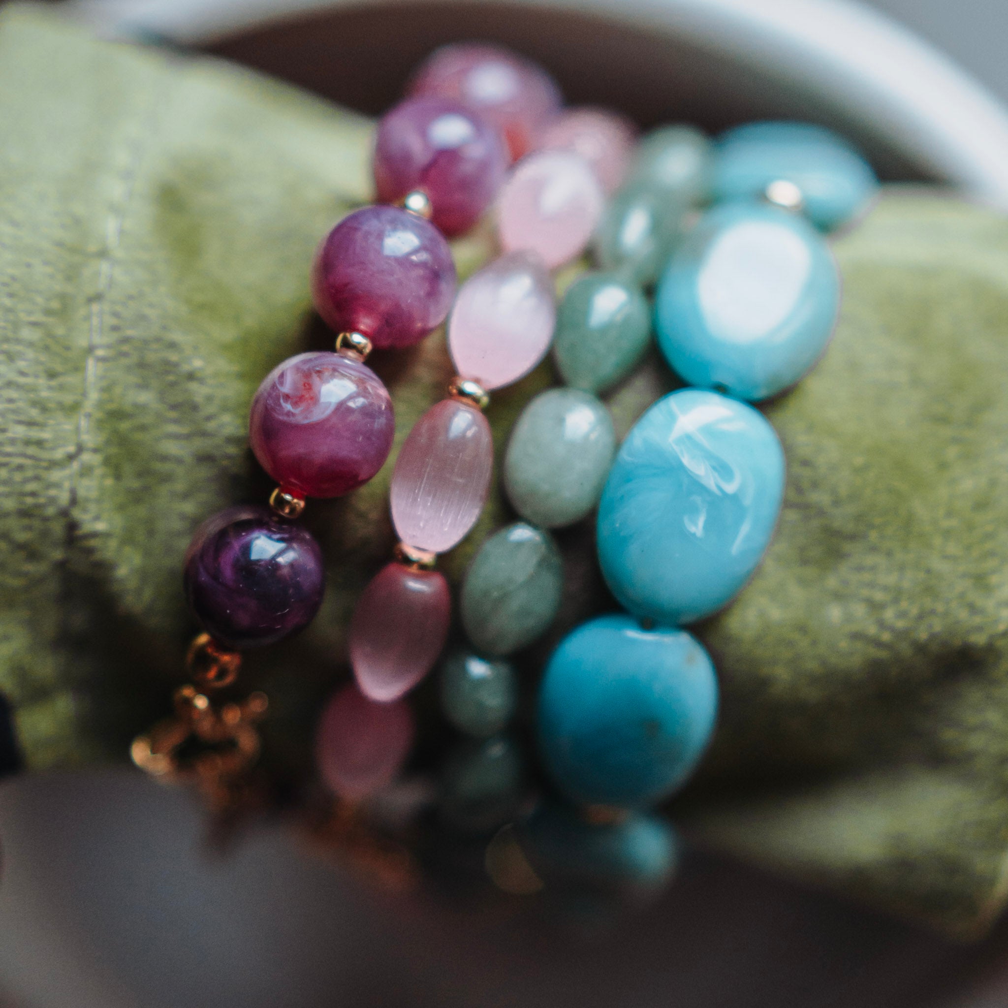 Armband Lotje - Paars