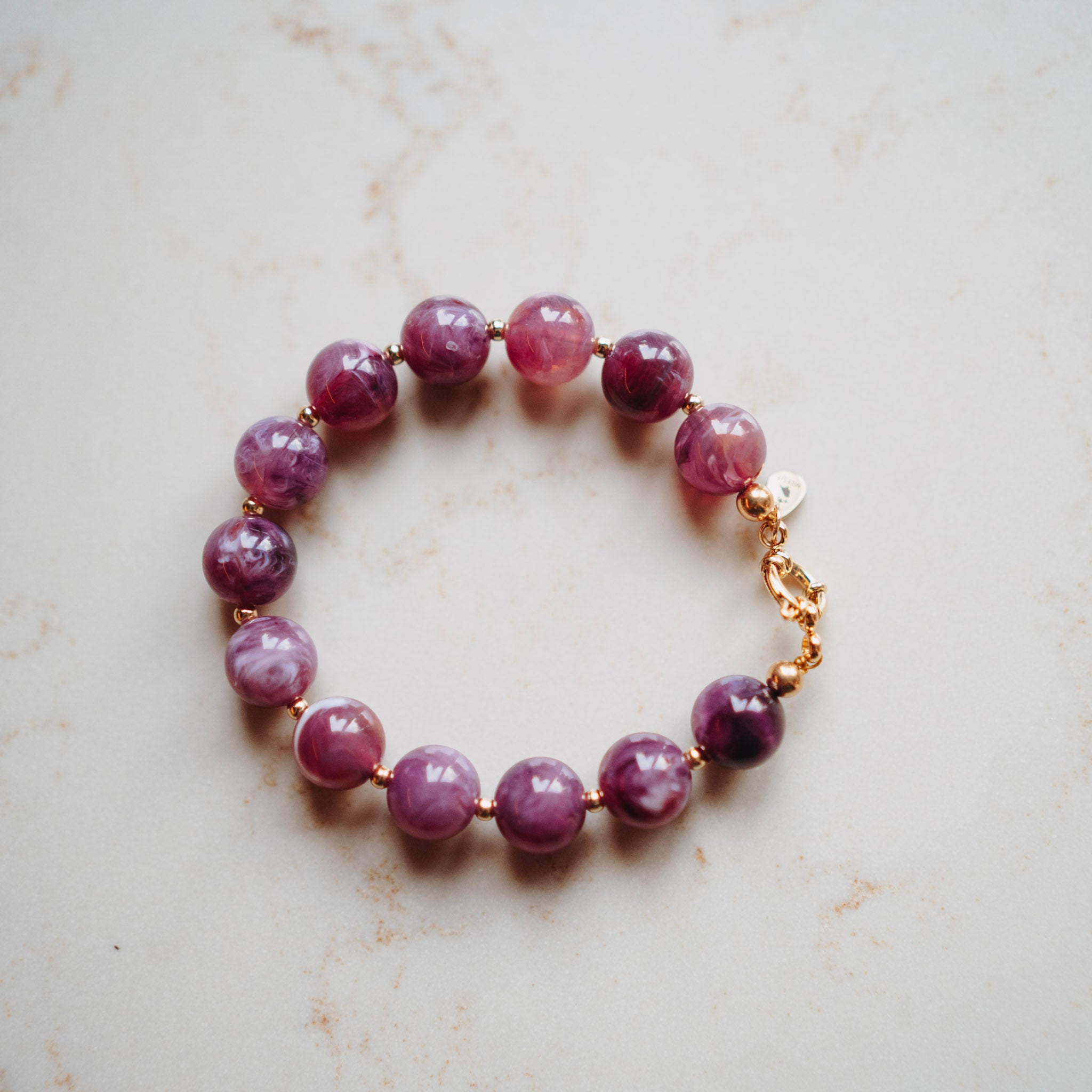 Armband Lotje - Paars