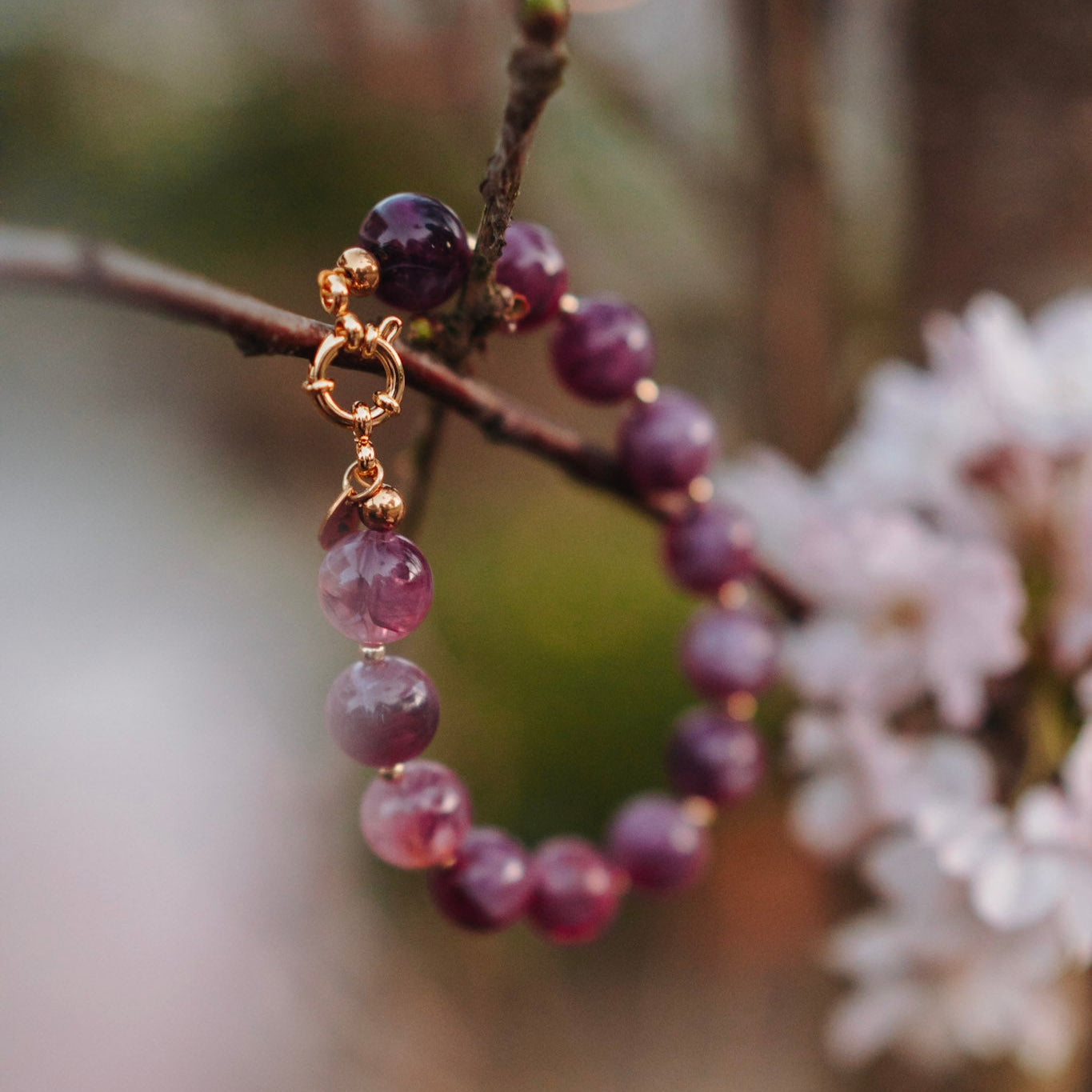 Armband Lotje - Paars