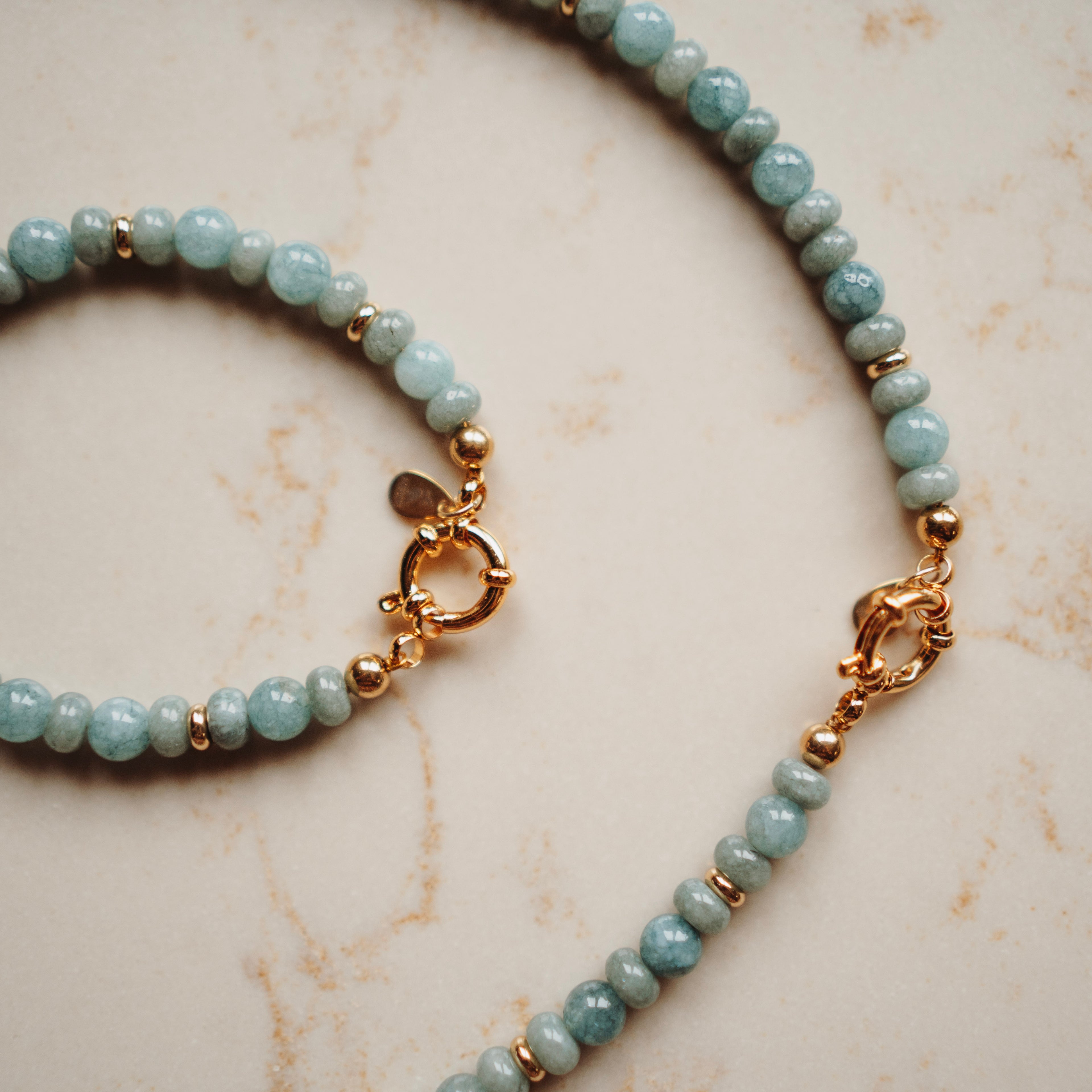 Collier Penny - echte jade