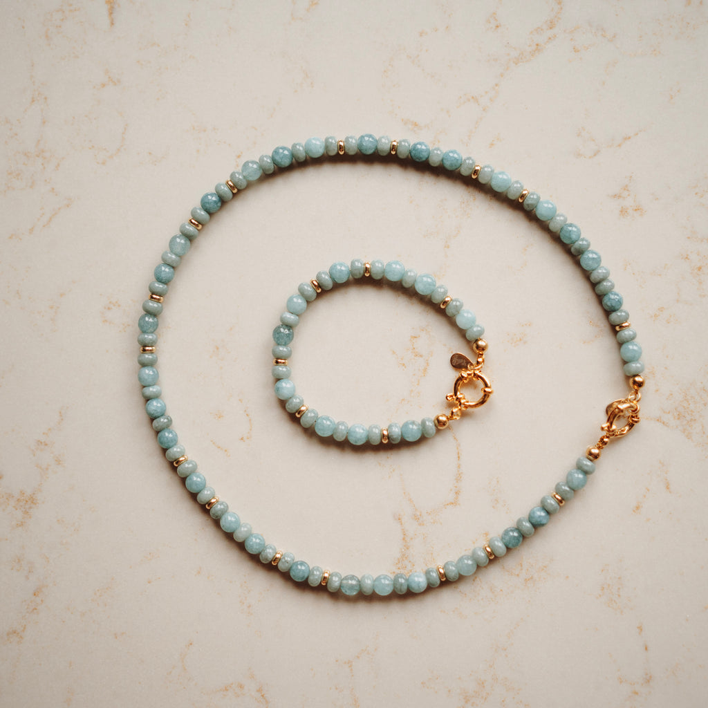 Collier Penny - echte jade