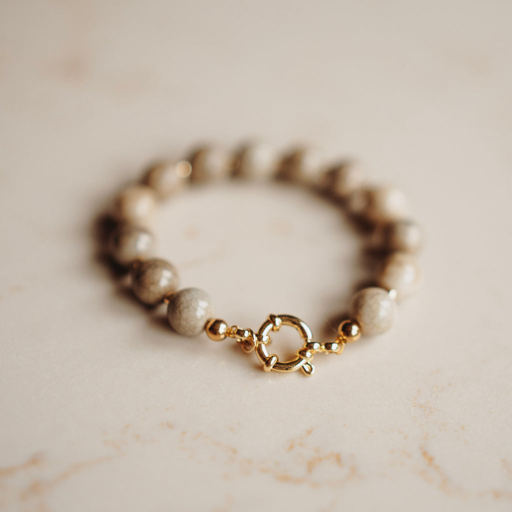 Armband Neeltje - terra beige
