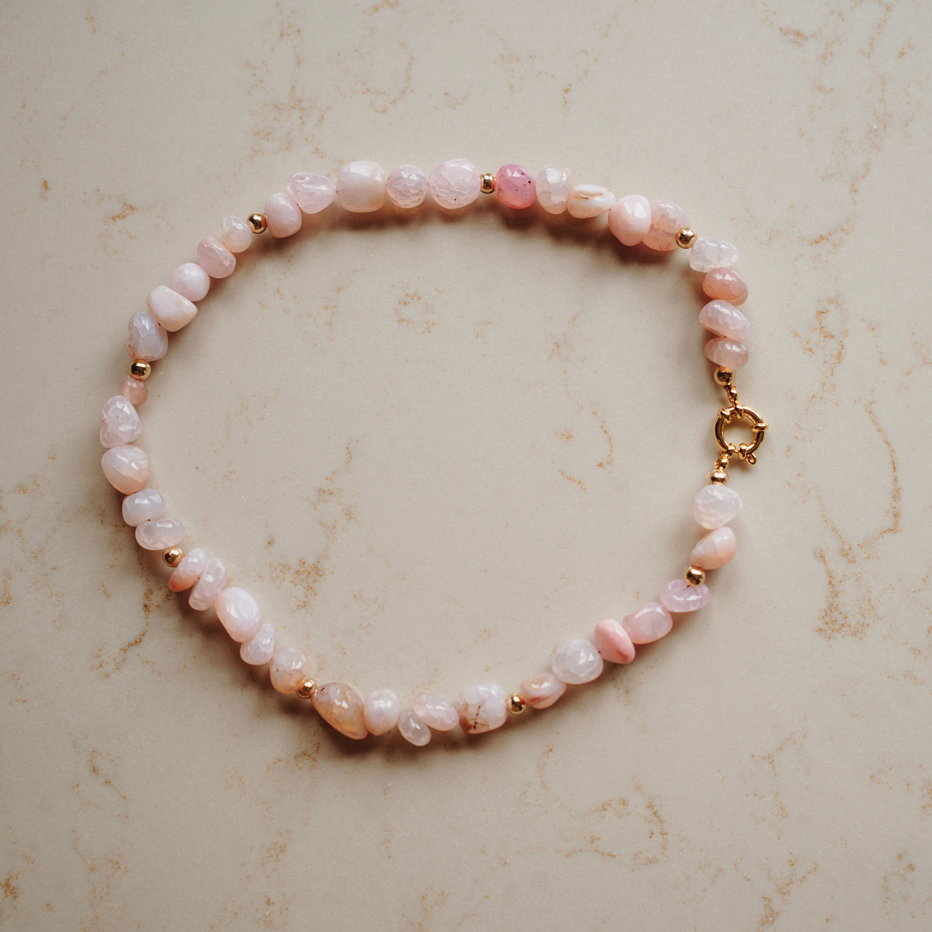 Collier Edelsteen Agaat  - Maureen