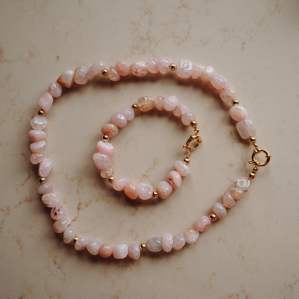 Collier Edelsteen Agaat  - Maureen