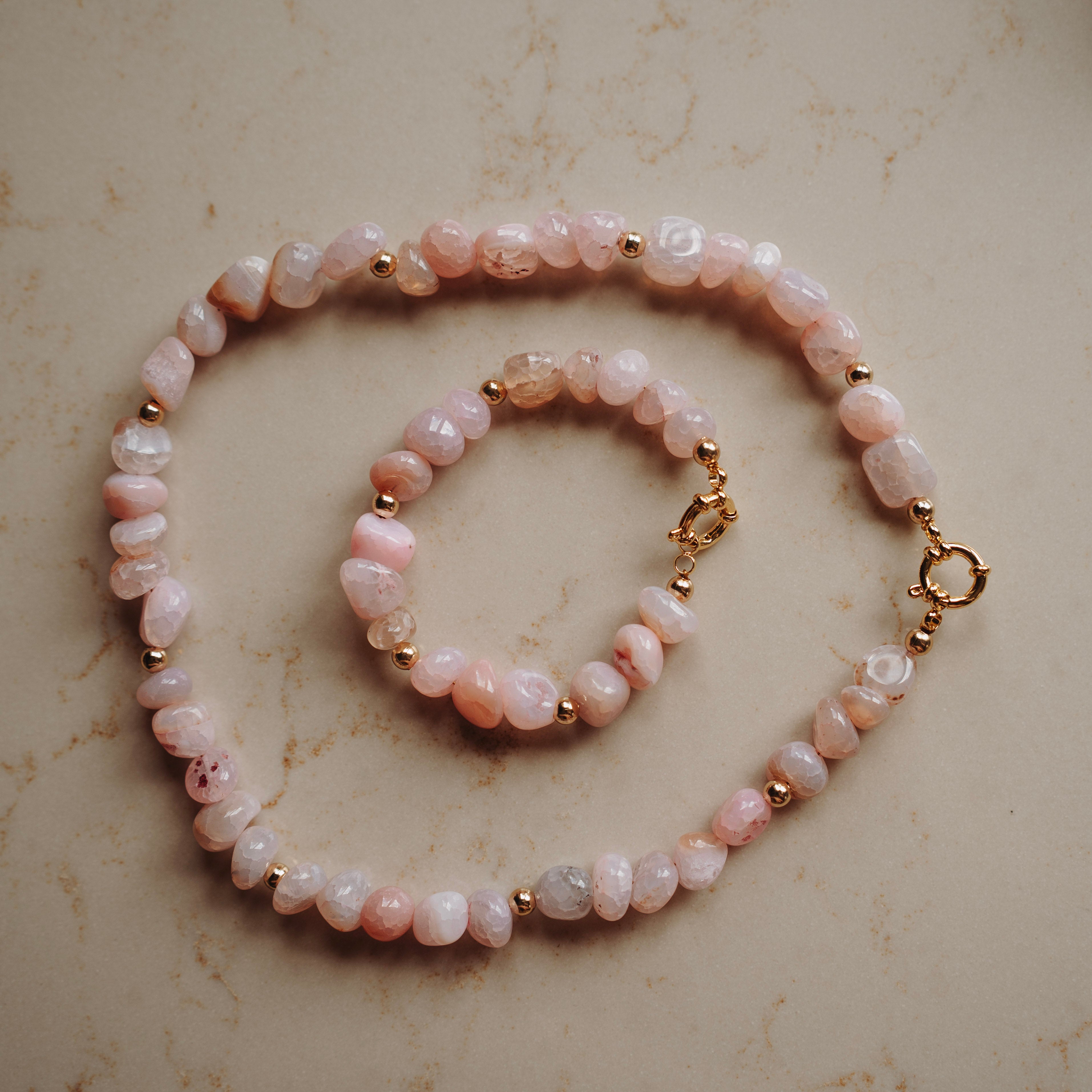 Collier Edelsteen Agaat  - Maureen