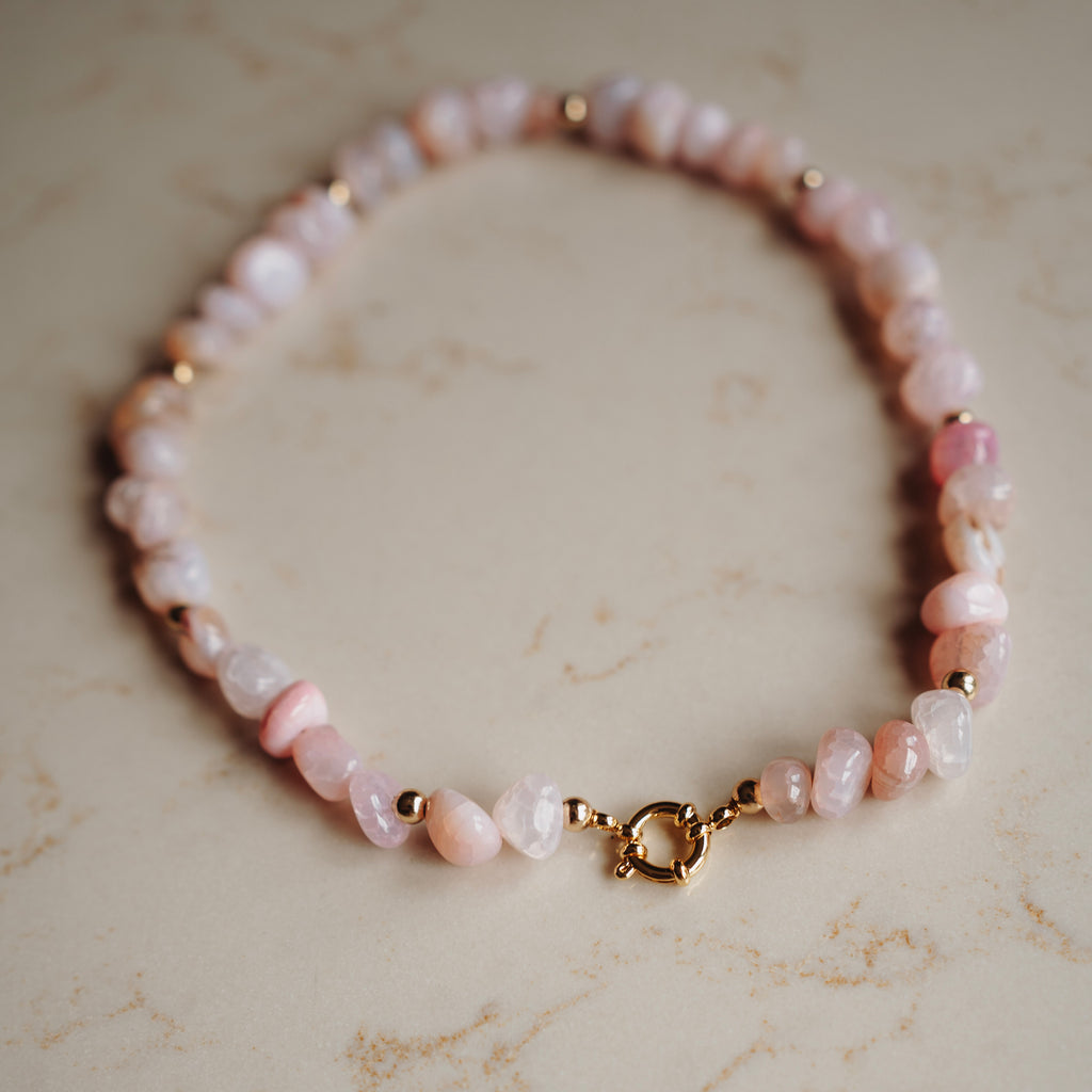 Collier Edelsteen Agaat  - Maureen