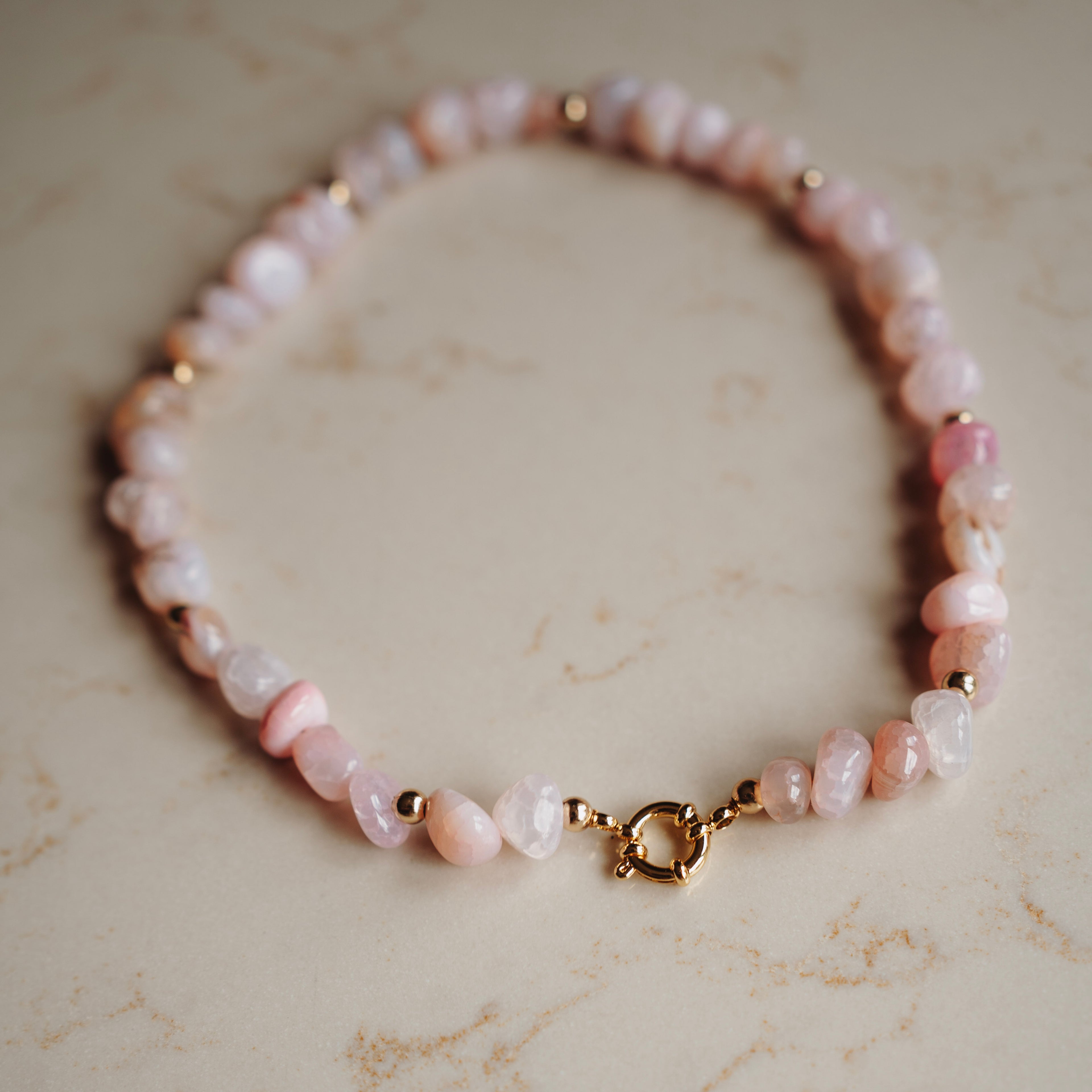 Collier Edelsteen Agaat  - Maureen