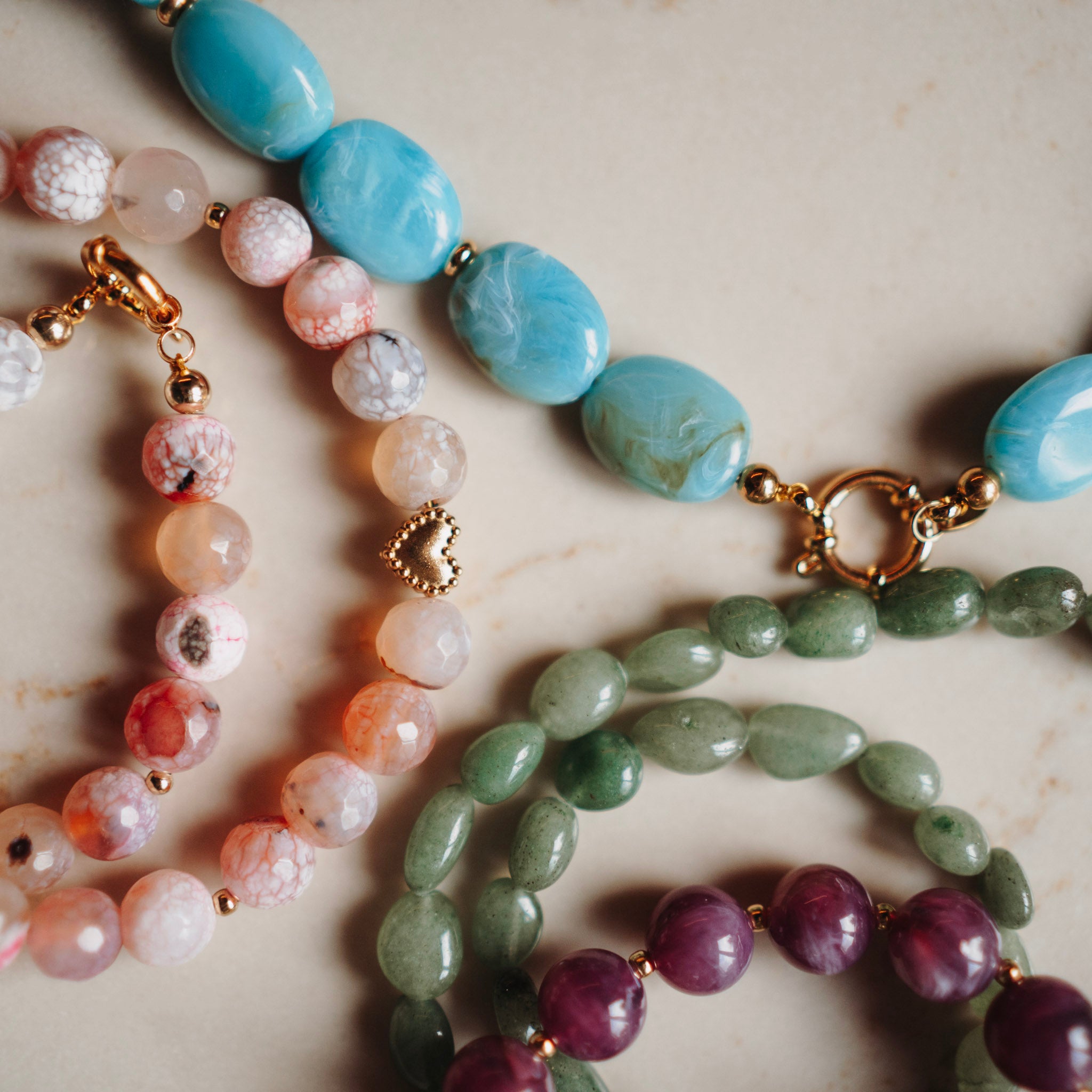 Armband Betty - Edelsteen Agaat