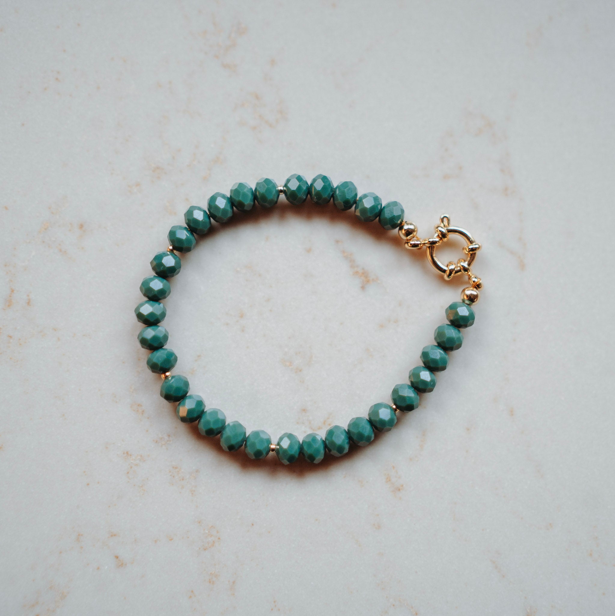 Armband Kylie - Zeegroen