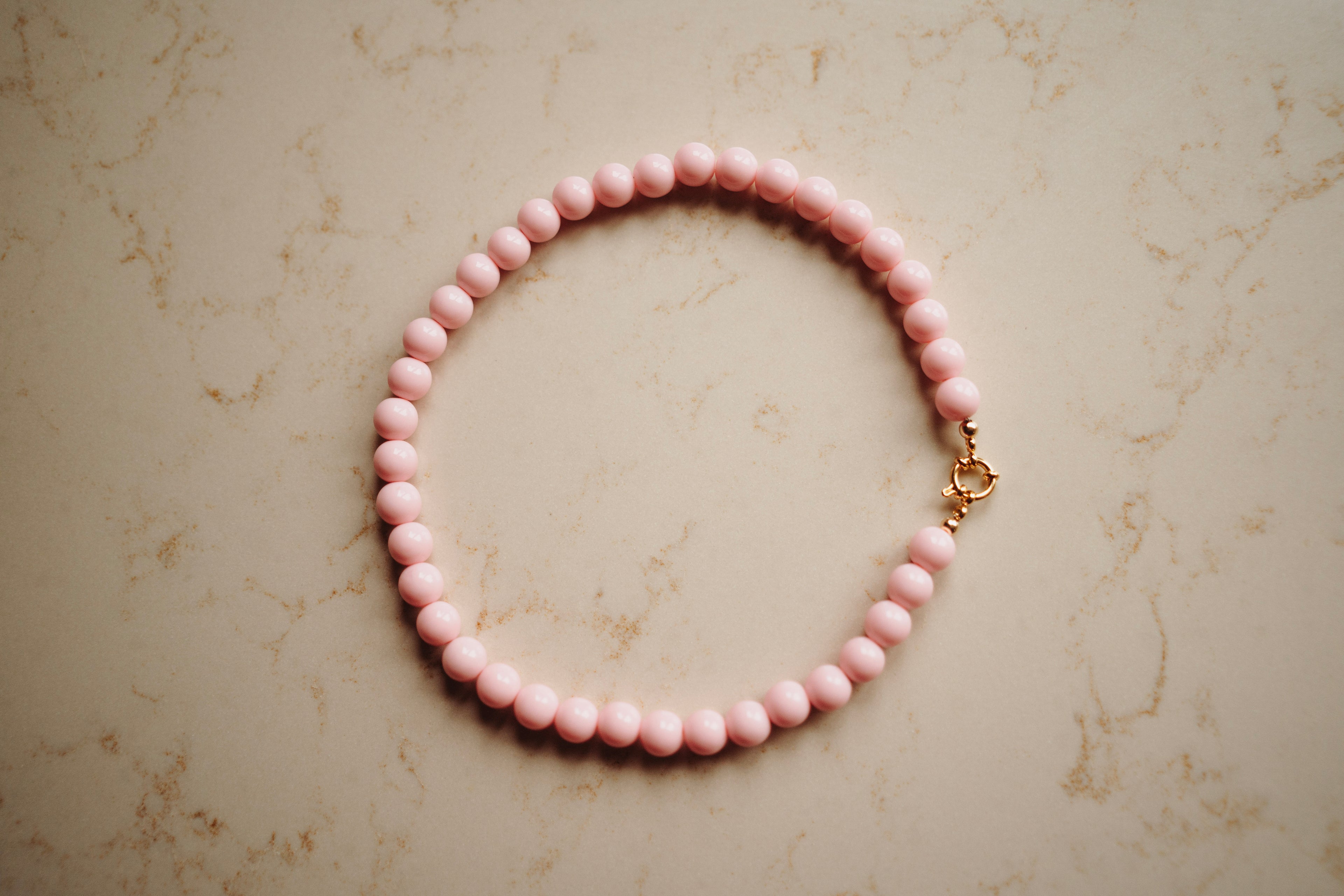 Collier Lotje – Rond Babyroze
