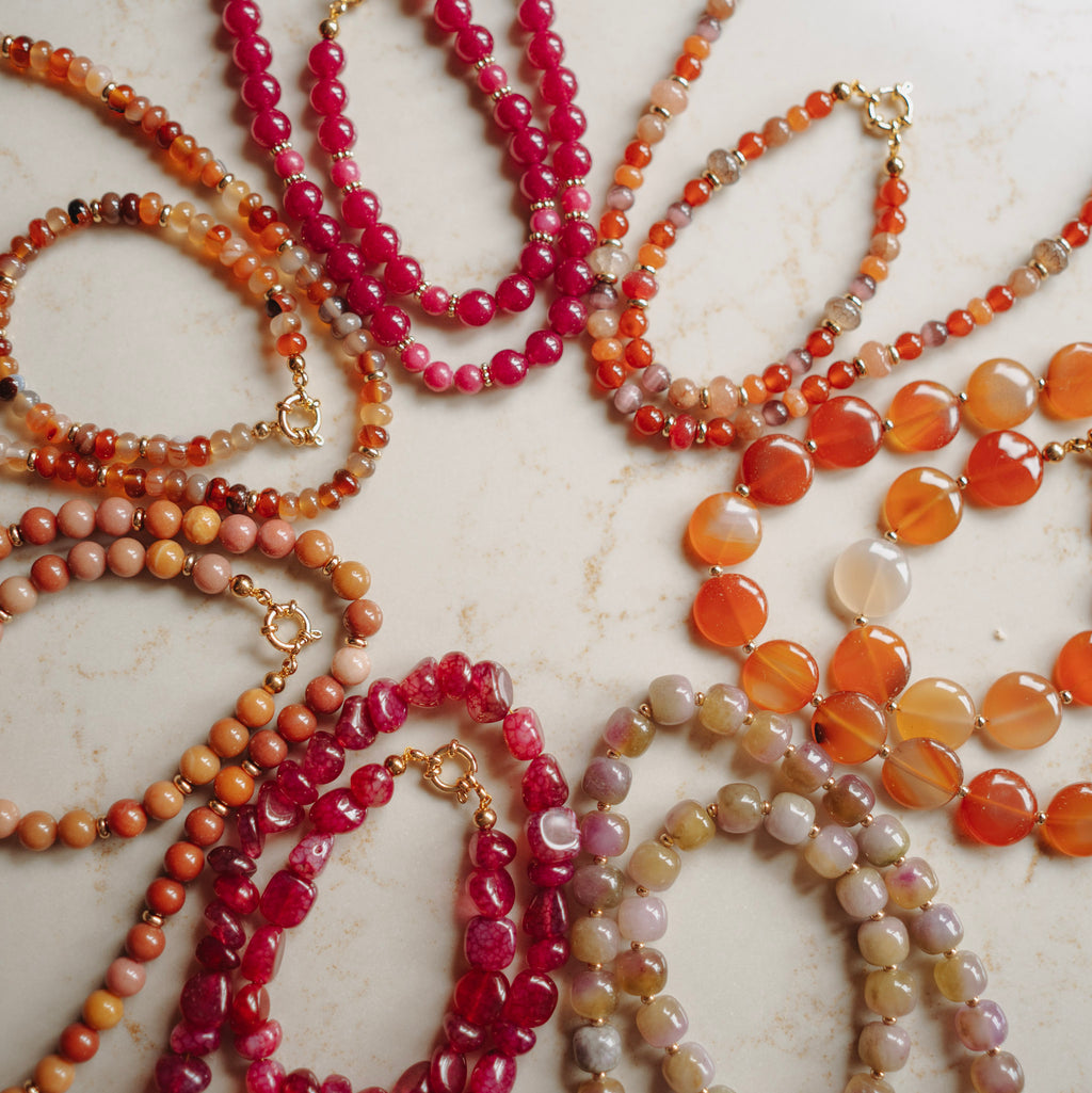 Collier Lorelai - echte jade