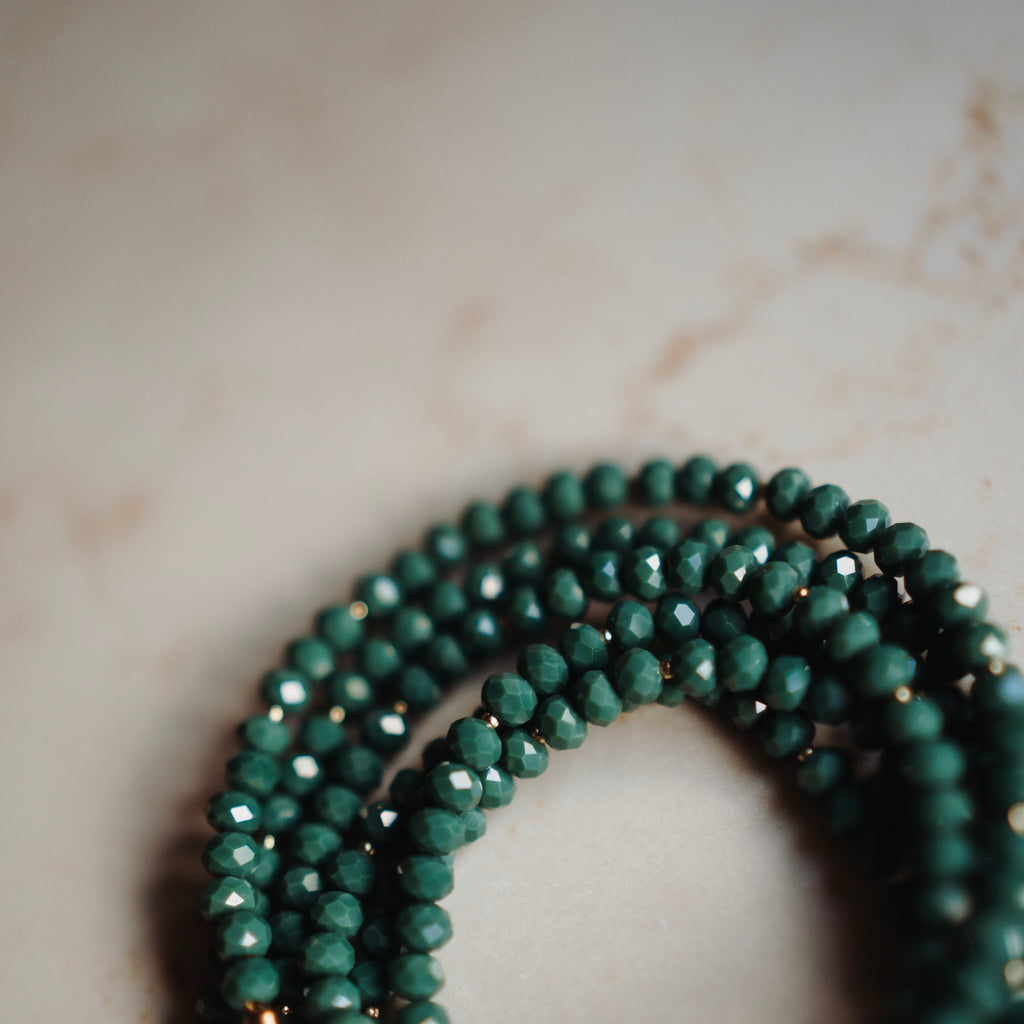 Armband Kylie - Zeegroen