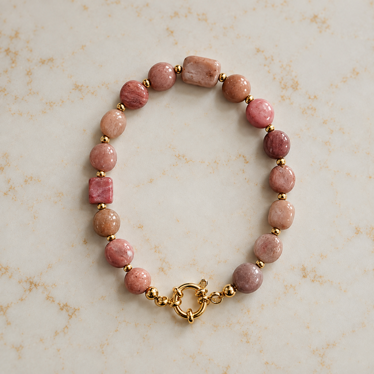 Armband Elsie - echte edelstenen