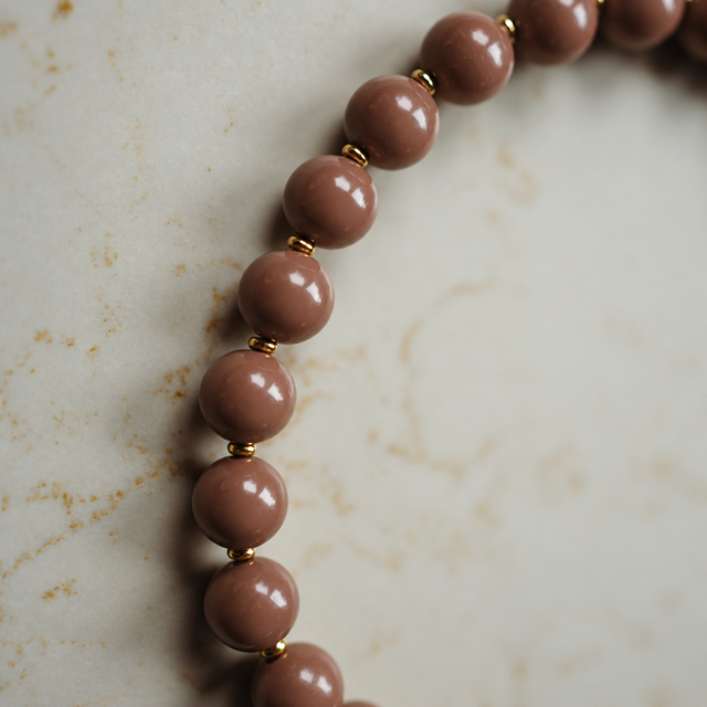 Collier Wiesje - taupe